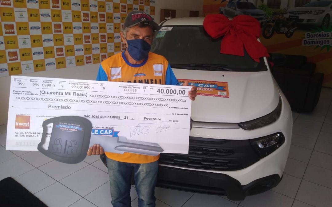 Morador de Caraguatatuba divide o quarto prêmio que valia uma Fiat Toro + R$ 40 mil